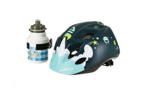 Casque Enfant Polisport + bidon XS 48-52cm