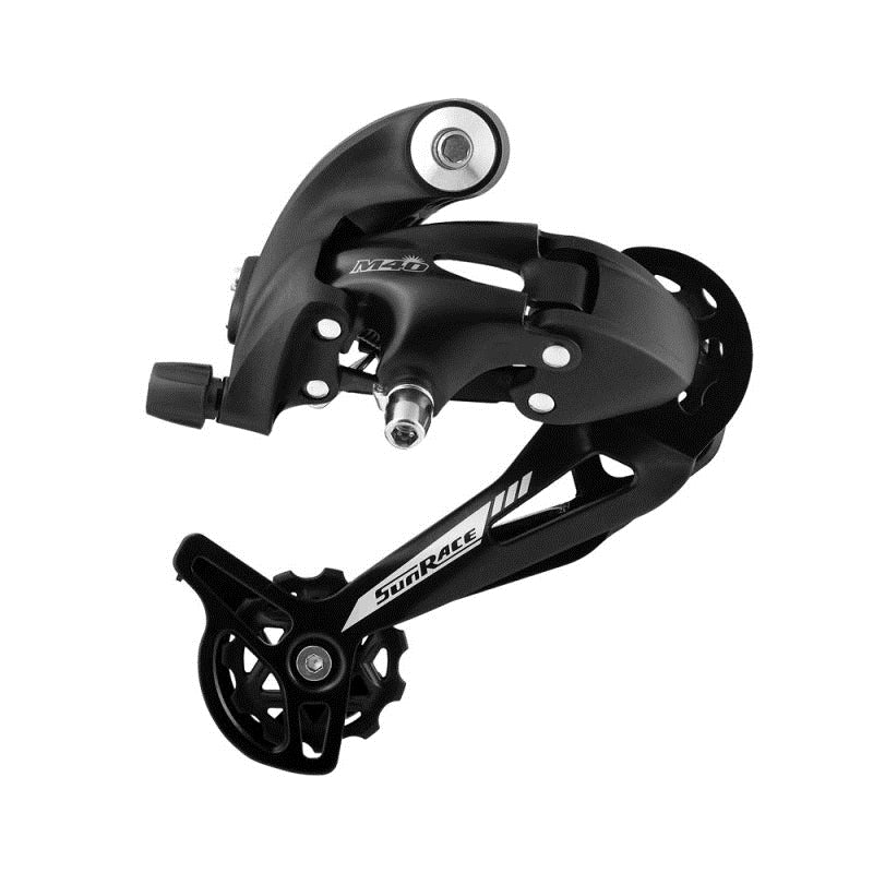 SUNRACE Rear Derailleur 7/8s Black Long Cage